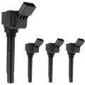 Uf896 Ignition Coil Pack Set Of 4 For Volkswagen Passat 2 0l L4020 2022 Jetta 2 2015 2021 Tiguan Atlas Arteon Audi Q5 Replaces