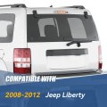 Auto Dynasty Rear Hight Mount Black Housing Led 3rd Third Tail Brake Light Lamp Compatible With Jeep Liberty Kk 08-12