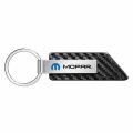 Ipick Image Compatible With Mopar Carbon Fiber Texture Black Pu Leather Strap Key Chain