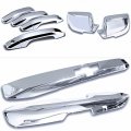Uframe For 2015-2016 Chevy Tahoe Suburban Chrome Door Handle Cover 4d No Passenger Keyhole Full Mirror Rear Top And Bottom 