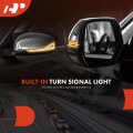 A-premium Passenger Side Power Door Mirror Compatible With Chevrolet Malibu 2016 2017 2018 2019 Heated Manual Folding Black