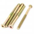 M8 X 100mm Threaded Hexagon Socket Head Cap Screws Bolts 5 Pcs 