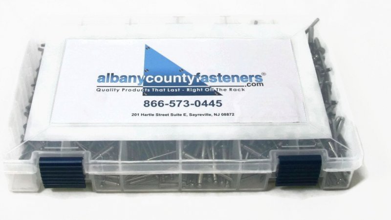 Stainless Steel Domed Pop Rivet Fastener Assortment Kit 601 Piece 304 Grade 4 To 6