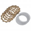 Road Passion 22u-16321-00-00 4x7-16325-00-00 Clutch Plates Steel Friction Replacement For Yamaha Xvs400 Drag Star 1996-2008