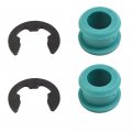 2 Sets Shift Cable Bushing Kit For Hyundai Elantra Toyota Corolla 2003-2008 Transmission Range Lever Repair-kit Clips 