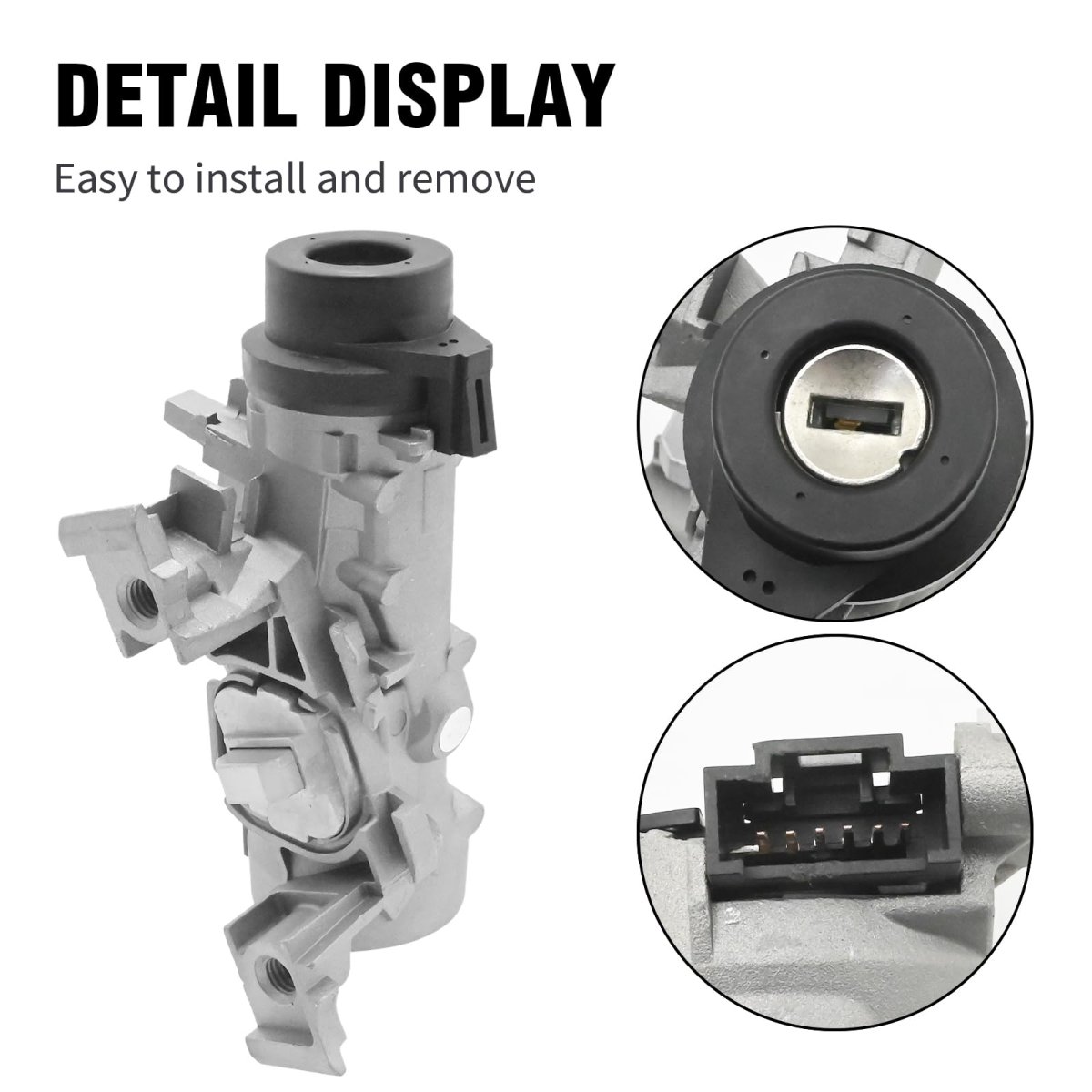 Hoypeyfiy 1k0905851b Ignition Switch Lock Cylinder Kit Replacement For Seat Leon 2006-2010 Toledo 2005-2009 Skoda Superb