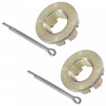 Caltric Front Or Rear Wheel Castle Nut Compatible With Arctic Cat 450 Efi H1 4x4 Auto 2010-2015 2x