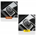 High Flying For Mitsubishi Outlander 2022 2023 2024 Car Interior Accessories Gear Shift Knob Decoration Trim Abs Carbon Style