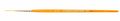 Set Of 3 Size 4 0-1 Series Aj Alan Johnson Signature Fine Detailing Pinstriper Special Taklon Brushes