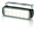Hella 980670301 0670 Series Multivolt 9-33v Dc Sea Hawk Led Deck Light With Spread Beam Pattern And Black Housing 5 35 L X 1 93 