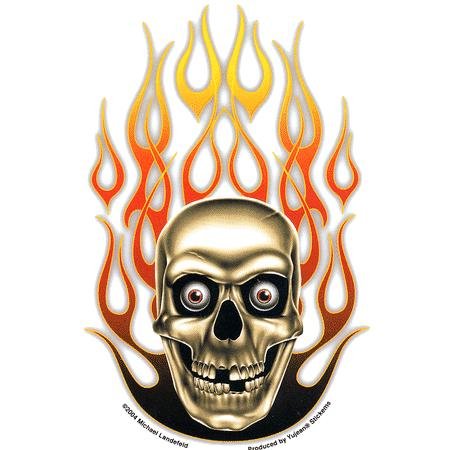 Mikes Flaming Skull