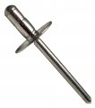 3 16 Diameter Aluminum Multi-grip Blaind Rivet 063- 252 Grip Range Large Flange Plain Finish Pack Of 100 Pieces 