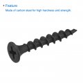 Uxcell 8 X 1 3 16-inch Wood Screws Phillips Flat Head Carbon Steel Self Tapping Grey 150pcs