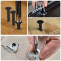 Uxcell 8 X 1 3 16-inch Wood Screws Phillips Flat Head Carbon Steel Self Tapping Grey 150pcs