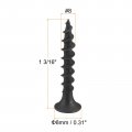 Uxcell 8 X 1 3 16-inch Wood Screws Phillips Flat Head Carbon Steel Self Tapping Grey 150pcs