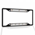 Fastasticdeals Metal Insert License Plate Frame Italian Greyhound Weatherproof Car Accessories Black 4 Holes Solid 