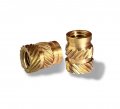 Threaded Heat Set Inserts Brass For 3d Printed Plastic Parts M4 Long 50 Pieces H62 Hard Knurled Pla Petg Abs Pps Pp 