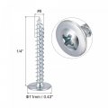 Uxcell Phillips Head Self Tapping Screws 8 X 1-1 4 Carbon Steel Wood Sheet Metal Screw 50pcs