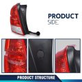 Tail Light For Chevy Trax 2013-2016 Ls 2017-2019 Brake Lamp Left Driver Side Gm2800272 42599449 Included Bulb Red Lens Chrome