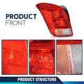 Tail Light For Chevy Trax 2013-2016 Ls 2017-2019 Brake Lamp Left Driver Side Gm2800272 42599449 Included Bulb Red Lens Chrome