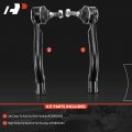 A-premium 2 X Front Outer Tie Rod Ends Compatible With Nissan Rogue 2008-2013 Select 2014-2015 Replace Es800583 Es800582