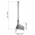 Uxcell Outside Corner Trowel 3 Inch Drywall Tool Stainless Steel Knife