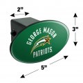 George Mason University Patriots Logo Oval Tow Hitch Cover Trailer Plug Insert 2