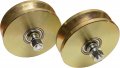 Jm Steel 6 V Groove Wheel With Double Bearing Sliding Gate 5000 Pound Roller Slide Screw Bolt Nut Flat Washer And Tension 2 