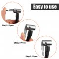 X Autohaux 30cm Tire Inflator Extension Hose With Portable Inflatable Pump Connector Chuck Locking Air Tube Valve Connection
