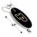 Graphics More Purdue Boilermakers Logo Floating Keychain Oval Foam Fishing Boat Buoy Key Float