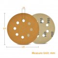 Speedwox 100 Pcs 5 Inch Sanding Discs 8 Hole Hook And Loop Assortment 20 Each Of 80 120 150 220 Assorted Grits Dustless
