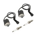 Motorcycle Ignition Coil With Spark Plug Replacement For Suzuki 1500 Vl1500 1998-2004 