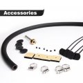 G-plus 6 Row An6 Aluminum Engine Transmission Racing Oil Cooler With Mounting Kit Silver Compatible Universal Car Truck Trans