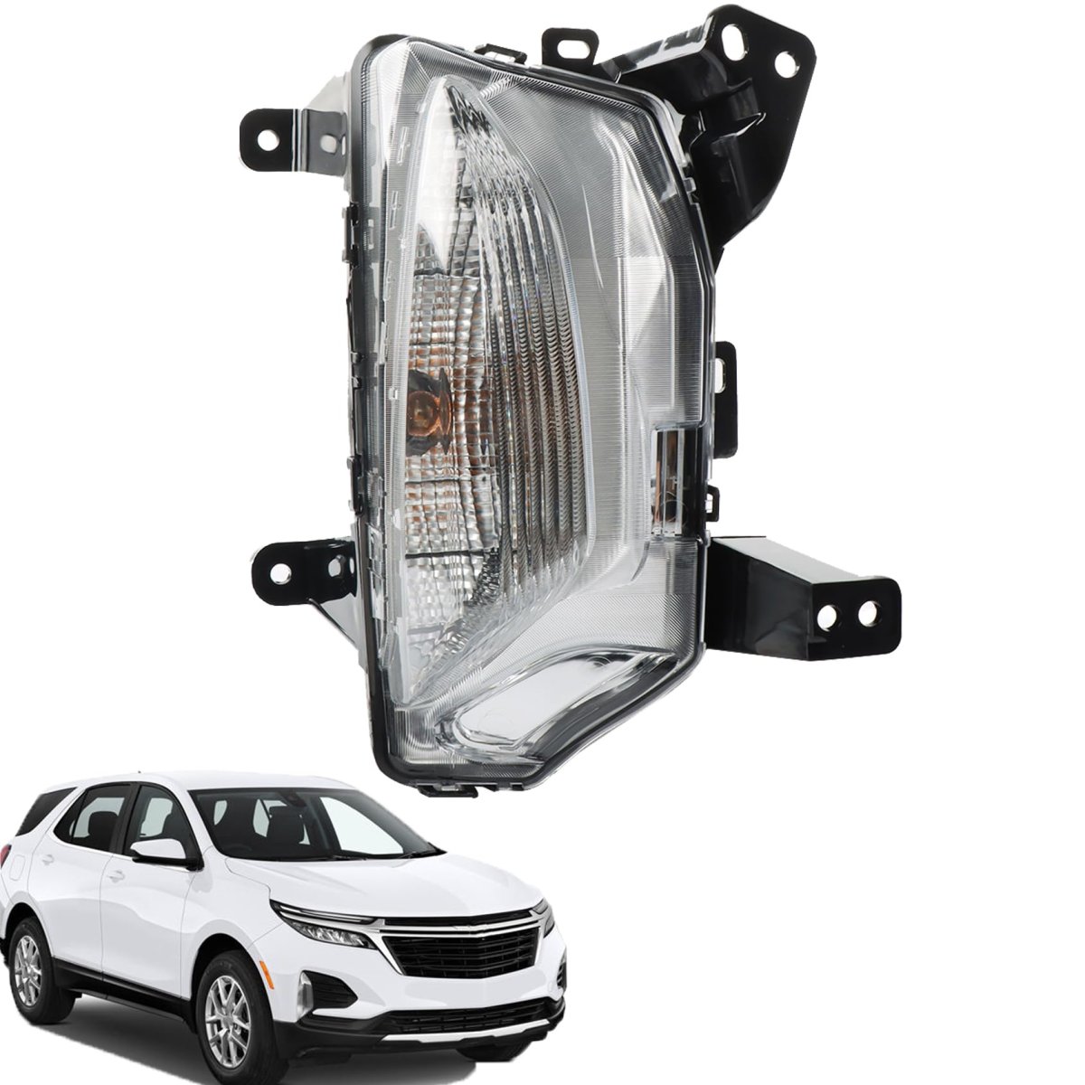 Turn Signal Side Marker Light Replacement For Equinox 2022 2023 Passenger Right Gm2531144 Corner Lamp Clear Lens Halogen