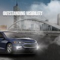 G-puls Led Drl Front Fog Lights Daytime Running Lamp Set Compatible With Chevy Malibu Xl 2016-2018 Driver And Passenger Side