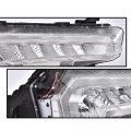 G-puls Led Drl Front Fog Lights Daytime Running Lamp Set Compatible With Chevy Malibu Xl 2016-2018 Driver And Passenger Side