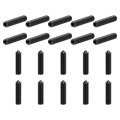 20 Pieces M8x30mm Carbon Steel Cone Point Hex Socket Grub Screws Black Set For Machinery Home Repairs And Fixtures 