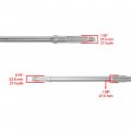 Caltric Rear Axle Shaft Compatible With Honda Trx400fw Trx 400fw Trx400 Fw Foreman 400 4x4 1997-2003