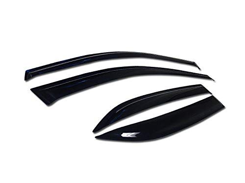 R L Racing Smoke Visors Sun Rain Guard Deflector Window V2 For 2007-2011 Toyota Camry 4p