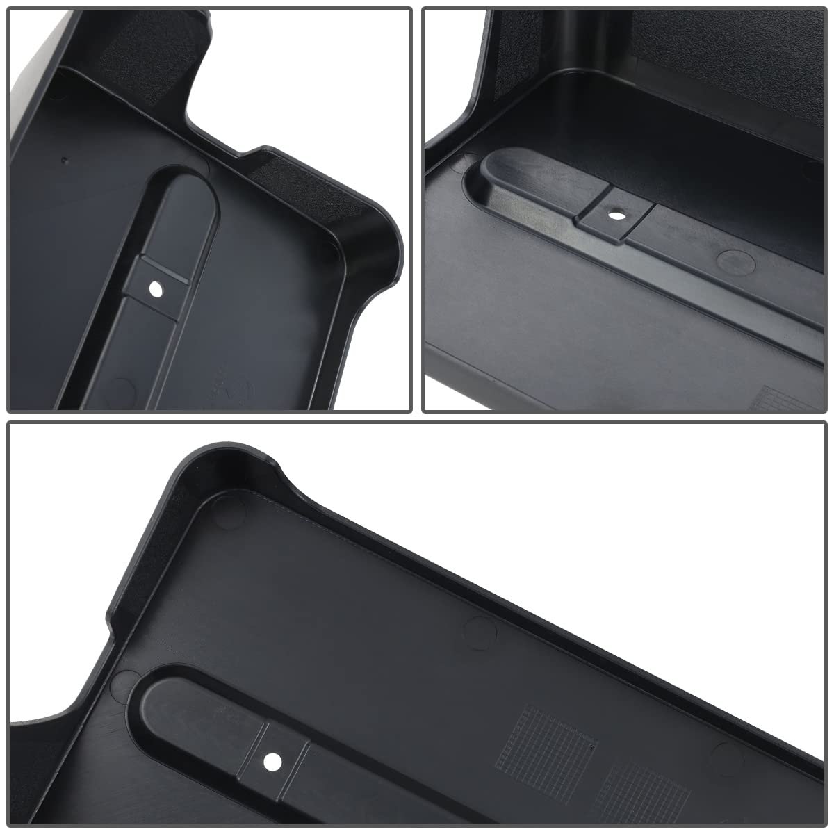 Auto Dynasty Factory Style Front License Plate Mounting Bracket For Mercedes-benz G63 Amg 13-18 Matte Black
