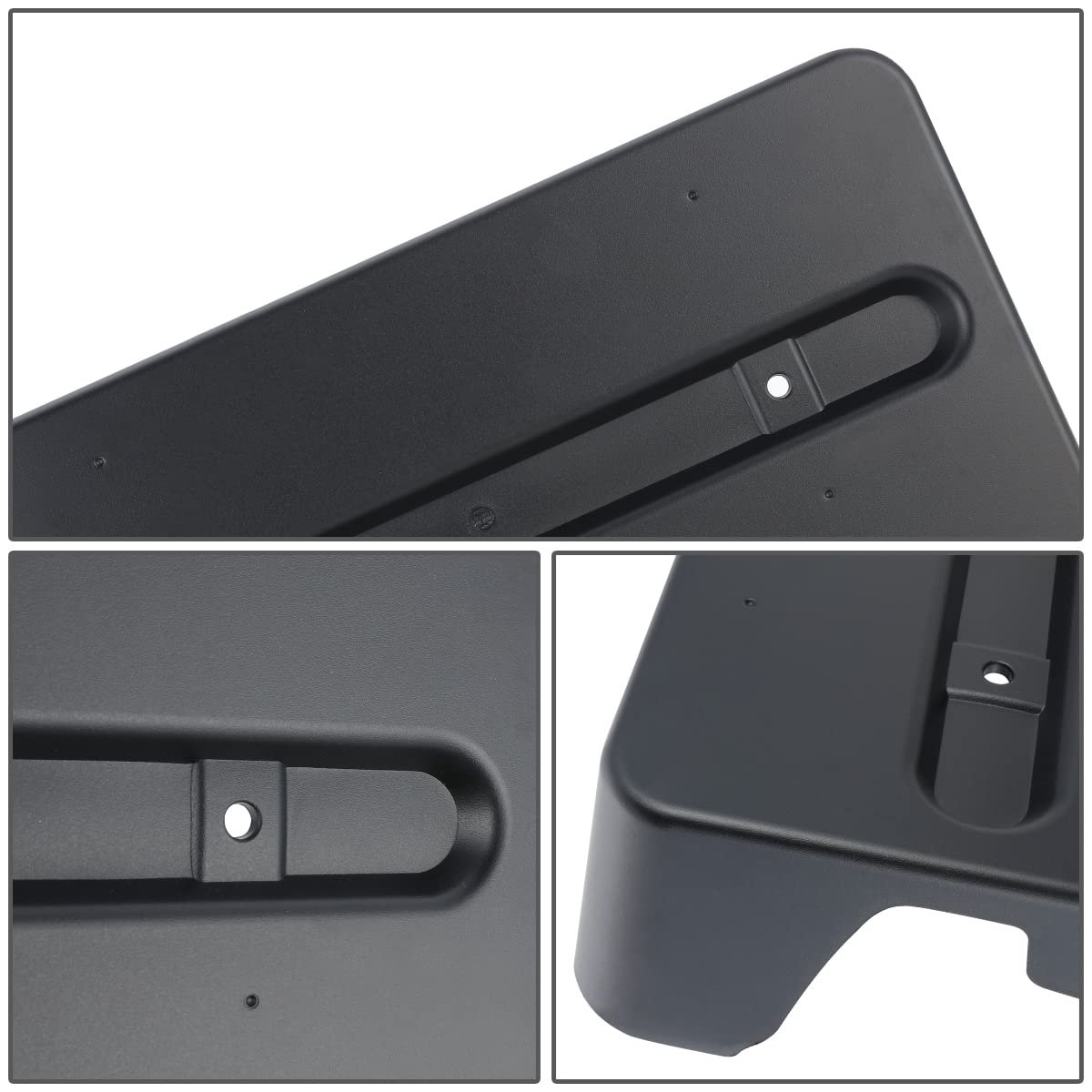 Auto Dynasty Factory Style Front License Plate Mounting Bracket For Mercedes-benz G63 Amg 13-18 Matte Black