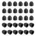 Nut Protection Cap 30pcs M3x6x9mm Plastic Hexagonal Screw Dome Acorn Hex Head Bolt Covers Waterproof Decorative Black 