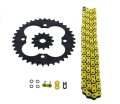 Fits Honda Trx250r 250r 520-96 Yellow O Ring Chain Sprocket Black 13 38 