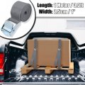 X Autohaux 2pcs 3 3ft Cargo Tie Down Straps Heavy Load Lashing Travel Luggage Strap Adjustable With Cam Lock Buckle For Car