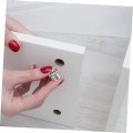 Gatuida 15 Pcs Shelf Pin Furniture Cam Lock Fasteners Metal Tiered Tray Hardware Plate Holder Eccentric Fittings Fixer Locks
