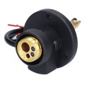 Keenso Mig Welding Adapter Panel Plug Practical Flange Base Conversion Kit For Co2 Torch