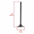 Caltric 2x Exhaust Valve Kit Compatible With Honda Xr650l 1993 1994 1995 1996 1997 1998 1999 2000-2009 2012-2022