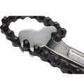 Uxcell 15-inch Carbon Steel Crescent Chain Wrench Pipe Fitting Tool