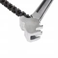 Uxcell 15-inch Carbon Steel Crescent Chain Wrench Pipe Fitting Tool