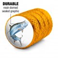 Tarpon Fishing 5 Valve Stem Caps For Tire Rim Wheel Aluminum Yellow